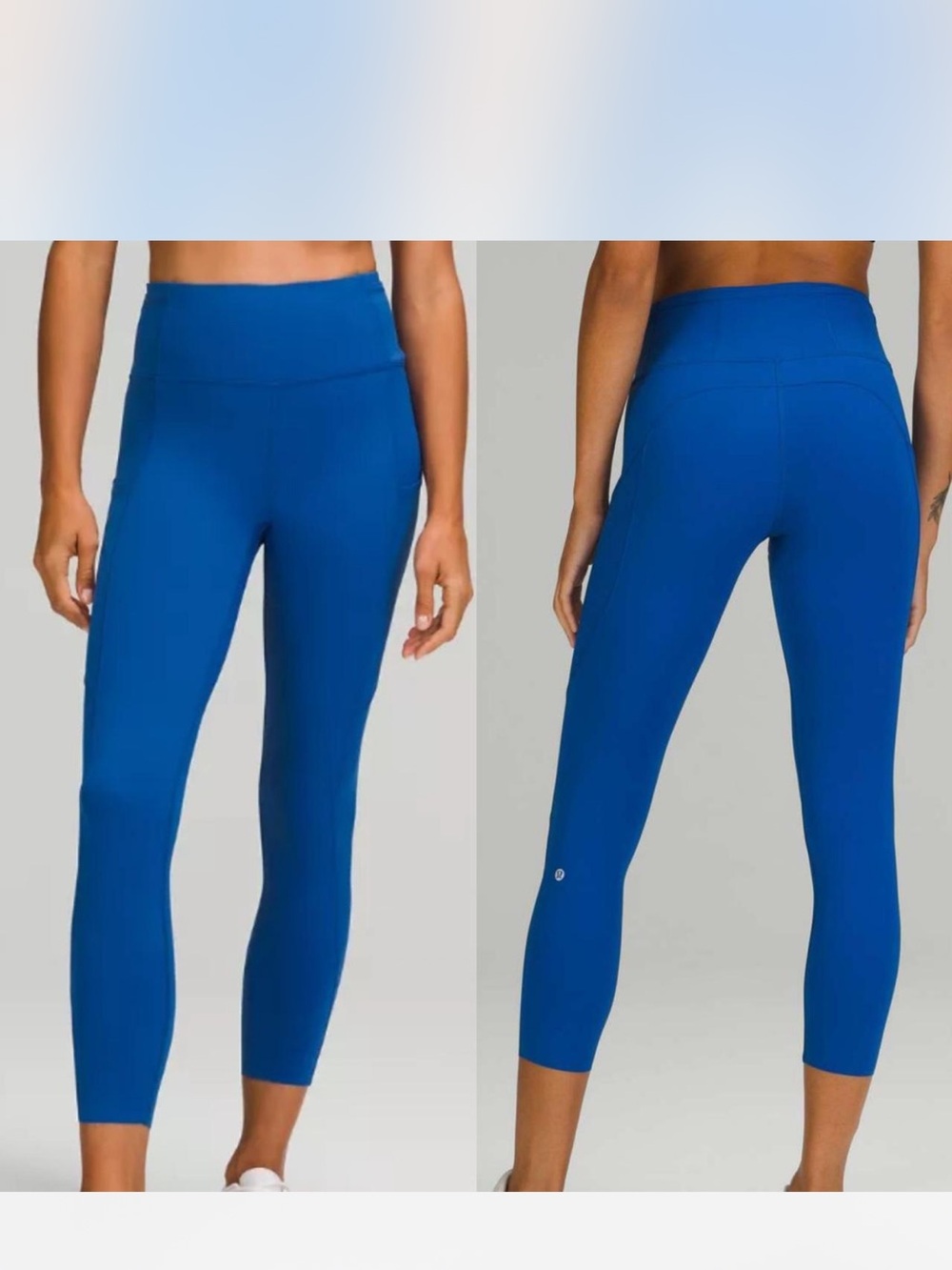 lululemon athletica Fast and Free High Rise Leggings in Symphony Blue 23”